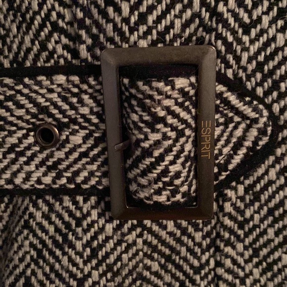 Womens ESPRIT tweed pea coat, size Small! - Picture 6 of 8